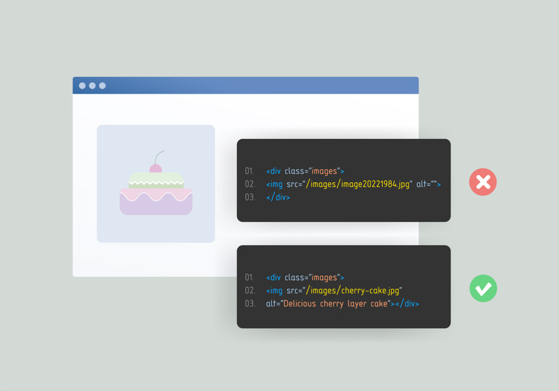 Come scrivere alt text e nomi di file utili ed efficaci per le immagini